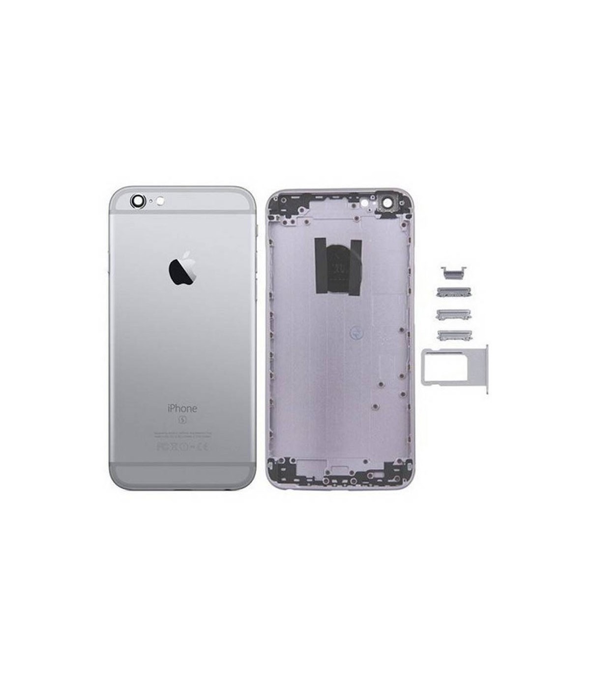 Carcasa trasera para iPhone 6S plus- Gris