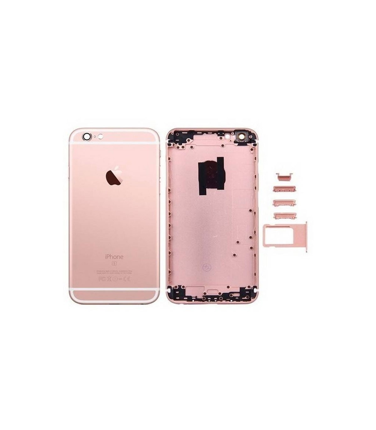 Carcasa trasera para iPhone 6S plus-Rosa dorada
