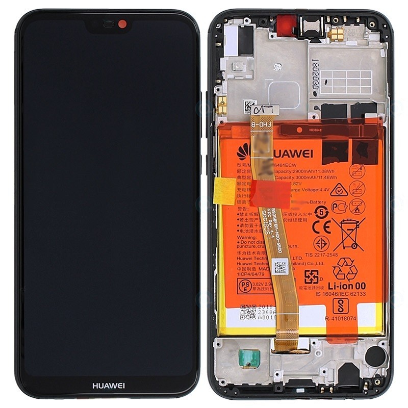 Pantalla completa original con marco Huawei P20 Lite Negro