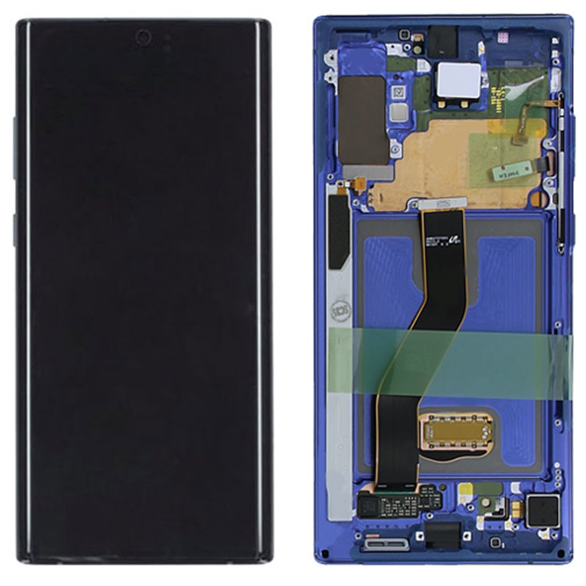 Pantalla completa original con marco Galaxy Note 10 Plus Azul