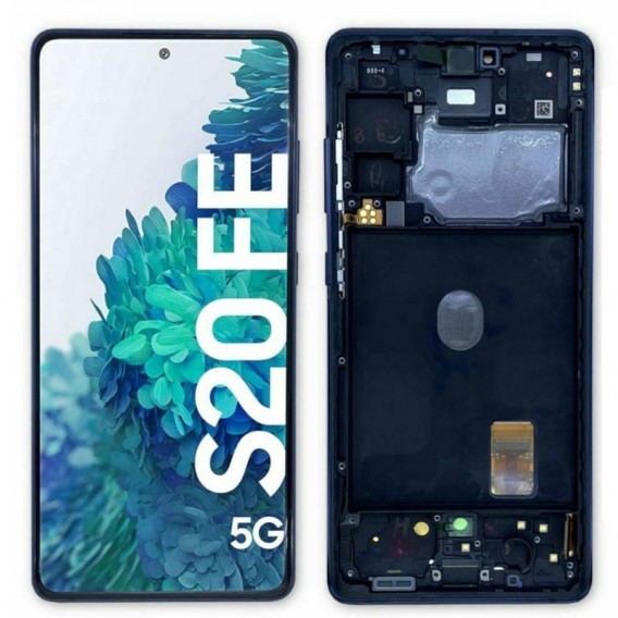 Pantalla completa original Samsung Galaxy S20 FE 4G/ 5G Azul (Cloud Navy)