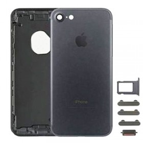 chasis iPhone 7 (tapa con logo + marco) preto mate