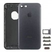 chasis iPhone 7 (tapa con logo + marco) negro mate