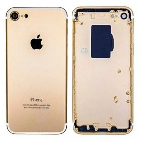 chasis iPhone 7 (tapa trasera con logo + marco) oro