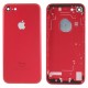 chasis iPhone 7 (tapa con logo + marco) rojo