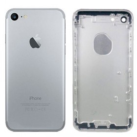 chasis iPhone 7 Plus (tapa con logo + marco) blanco (plata)