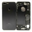 chasis iPhone 7 Plus completo con componentes (tapa trasera + marco) negro mate