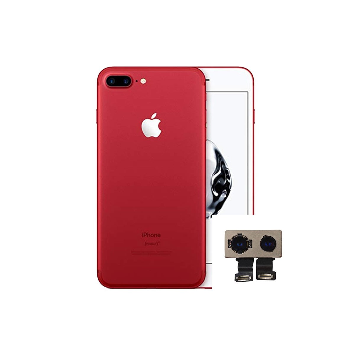 Reparaçao câmeras traseiras de 12 mpx para iPhone 7 Plus