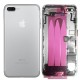 chasis iPhone 7 Plus completo con componentes (tapa trasera con logo + marco) plata