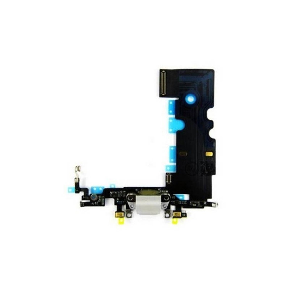 flex con conector de carga y micrófono para iPhone 8 Gris