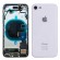 Chasis iPhone 8 completo com componentes (tapa traseira com logo + marco) Plata