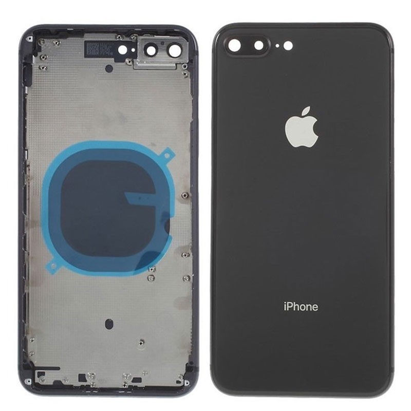 Chasis iphone 7 negro brillante