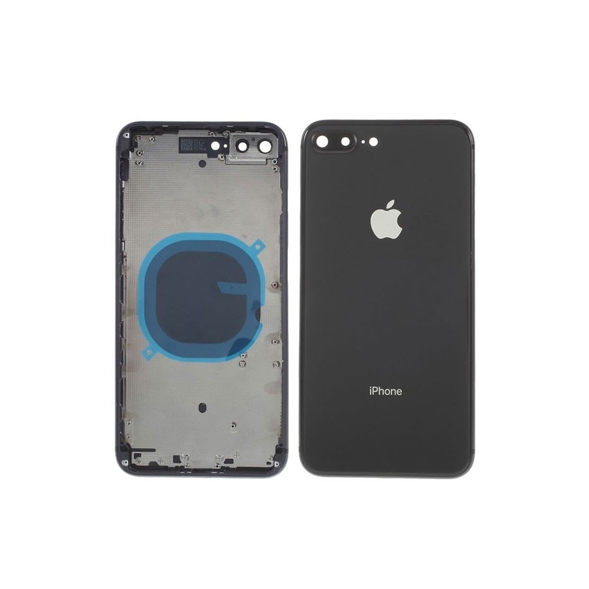 Chasis iphone 7 negro brillante