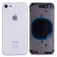 chasis iPhone 8 (tapa con logo + marco) blanco (plata)