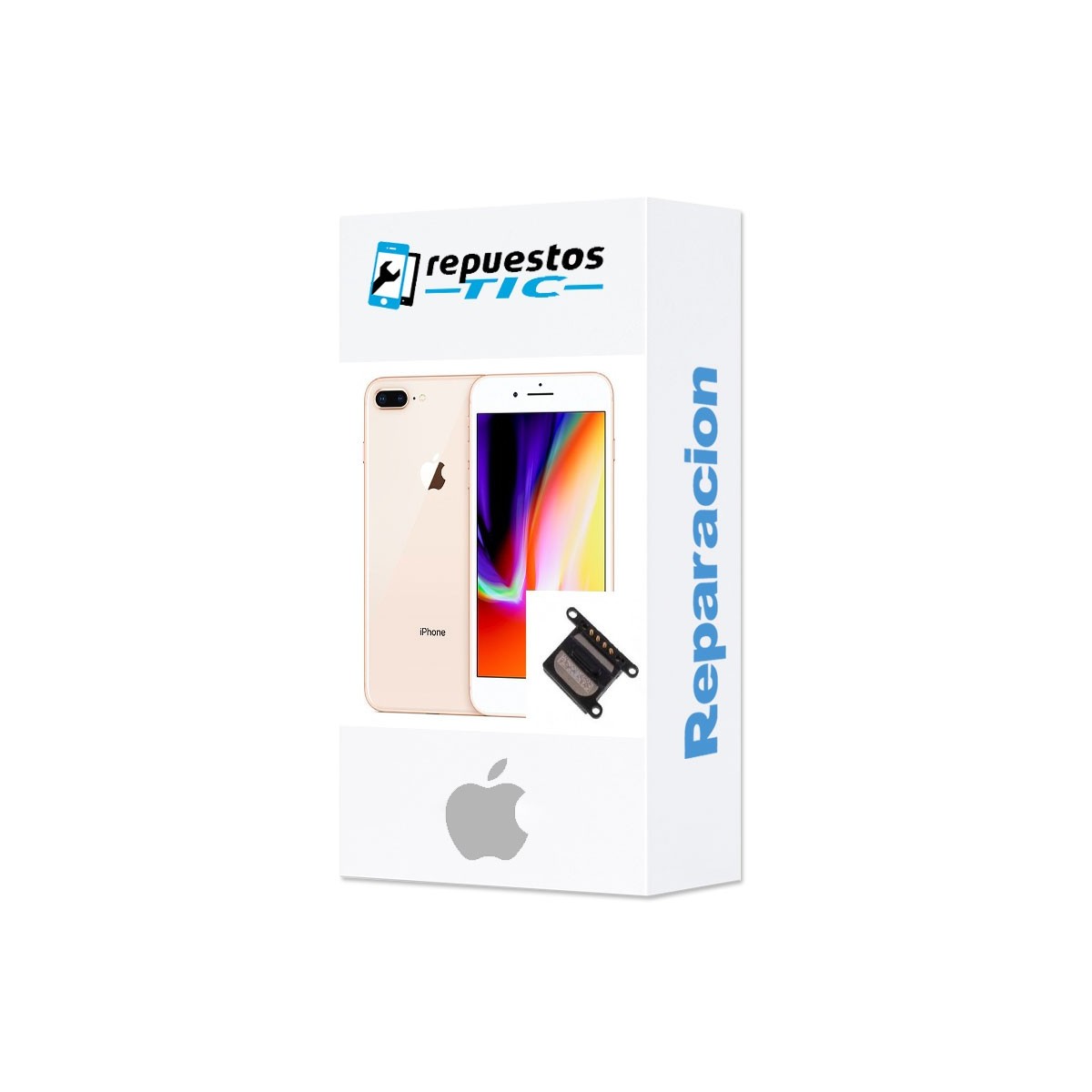 Reparacion Altavoz auricular iPhone 8 plus