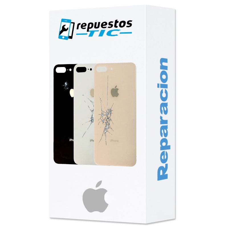 Reparacion tapa trasera iphone 8 Plus cualquier color