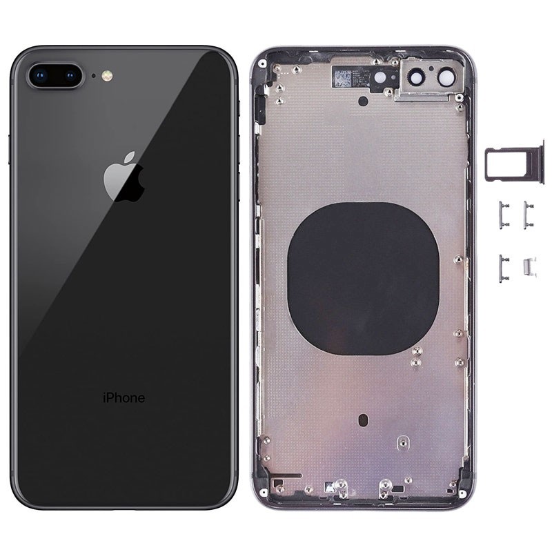 chasis/ Tapa trasera sin componentes iphone 8 plus A1897 Negro
