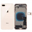 Chasis carcaça com tapa traseira e componentes iPhone 8 Plus Dourado