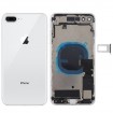 Chasis/ carcasa con tapa trasera y componentes iPhone 8 Plus Blanco