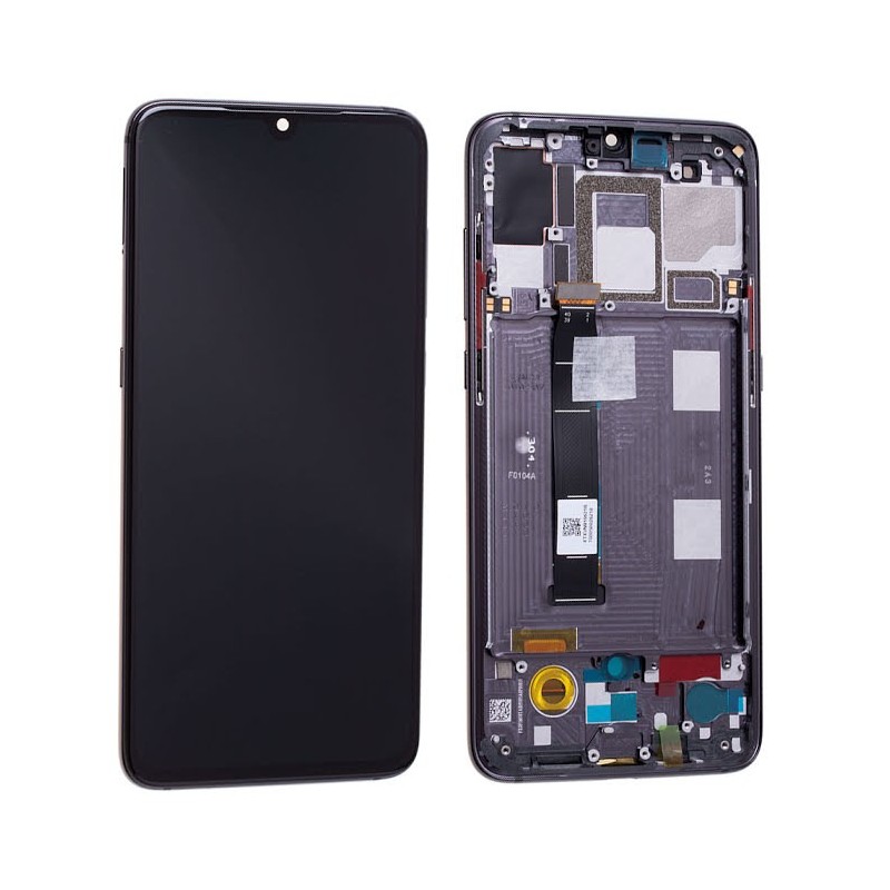 Pantalla completa original con marco Xiaomi Mi 9 Negro