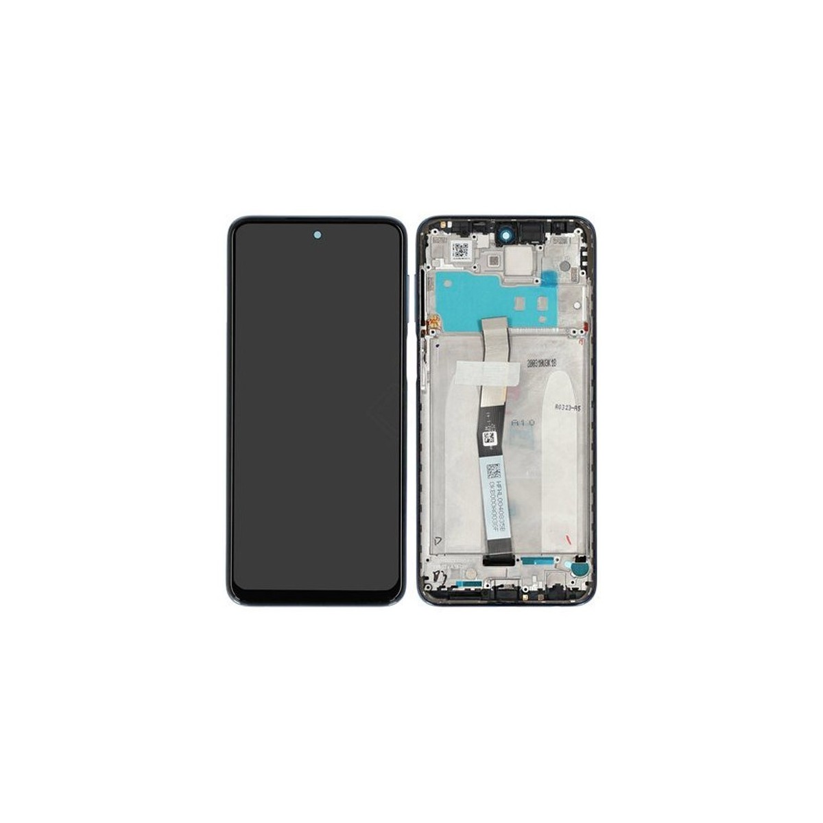 Pantalla completa original con marco Xiaomi Redmi Note 9 Pro Gris Interestelar