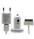 Kit 3 en 1 (cargador red + cargador mechero + cable) iphone 4