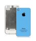 CARCASA TRASERA, TAPA DE BATERÍA AZUL PARA IPHONE 4S