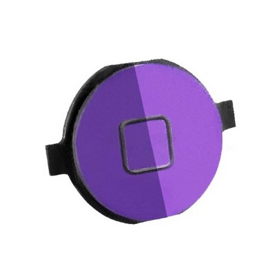 BOTON HOME IPHONE 4 DE ESPEJO COLOR PURPURA