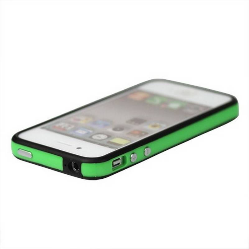 Bumper iphone 4/S verde e preto