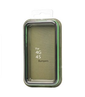 Bumper iphone 4/S verde y negro