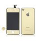 KIT RECAMBIO ECRÃ (Display) COMPLETA + TAPA TRASERA + BOTON HOME para iPhone 4S em COLOR ORO