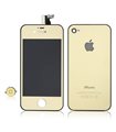 KIT RECAMBIO pantalla (Display) COMPLETA + tapa trasera + boton home para iPhone 4S en color ORO