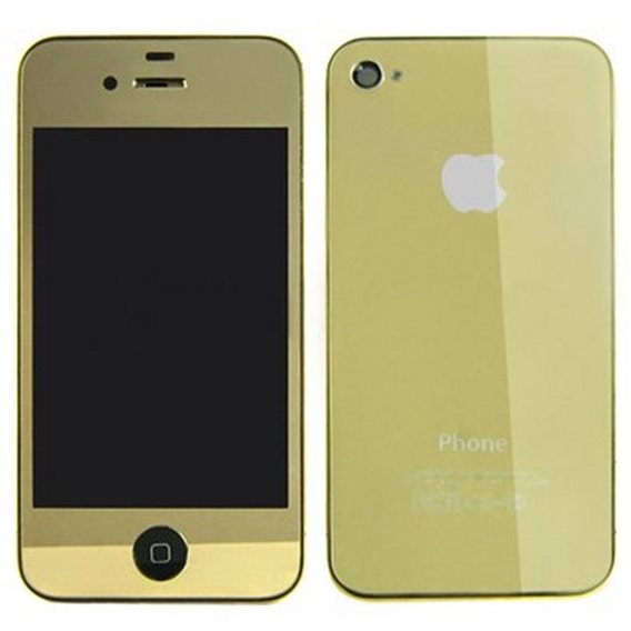 KIT IPHONE 4 ORO ESPEJO