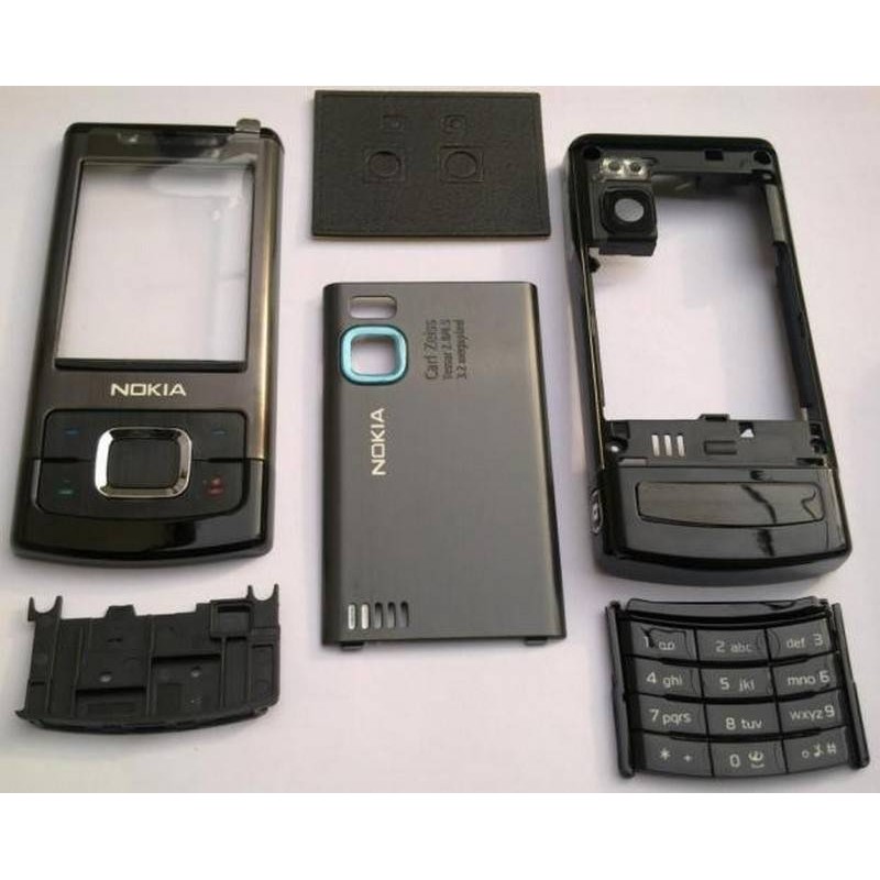 Carcaça Nokia 6500 slide Completa Preta