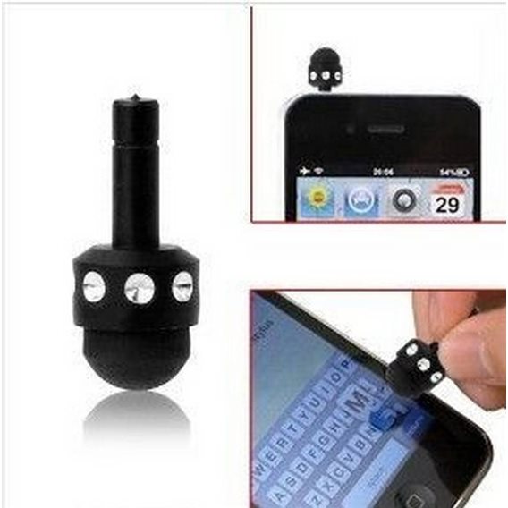 mini boli para iphone, ipad, ipod cor preto