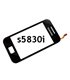 Ecrã táctil (Digitalizador) de Samsung S5839i, S5830i Galaxy ACE. Preto