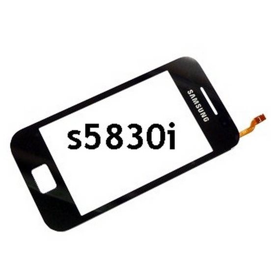 Pantalla táctil (Digitalizador) de Samsung S5839i, S5830i Galaxy ACE. Negro