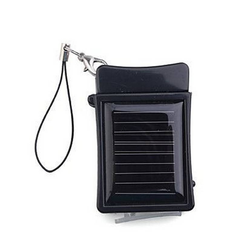 Llavero e Batería Externa PRETO Recarregable para iPhone 4/4S/3GS/3G de Energía Solar