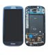 Ecrã completa + carcaça frontal Samsung Galaxy S3 i9300. AZUL ORIGINAL