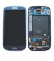 Pantalla completa + carcasa frontal Samsung Galaxy S3 i9300. azul ORIGINAL 