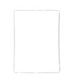 marco branco para iPad 2, 3