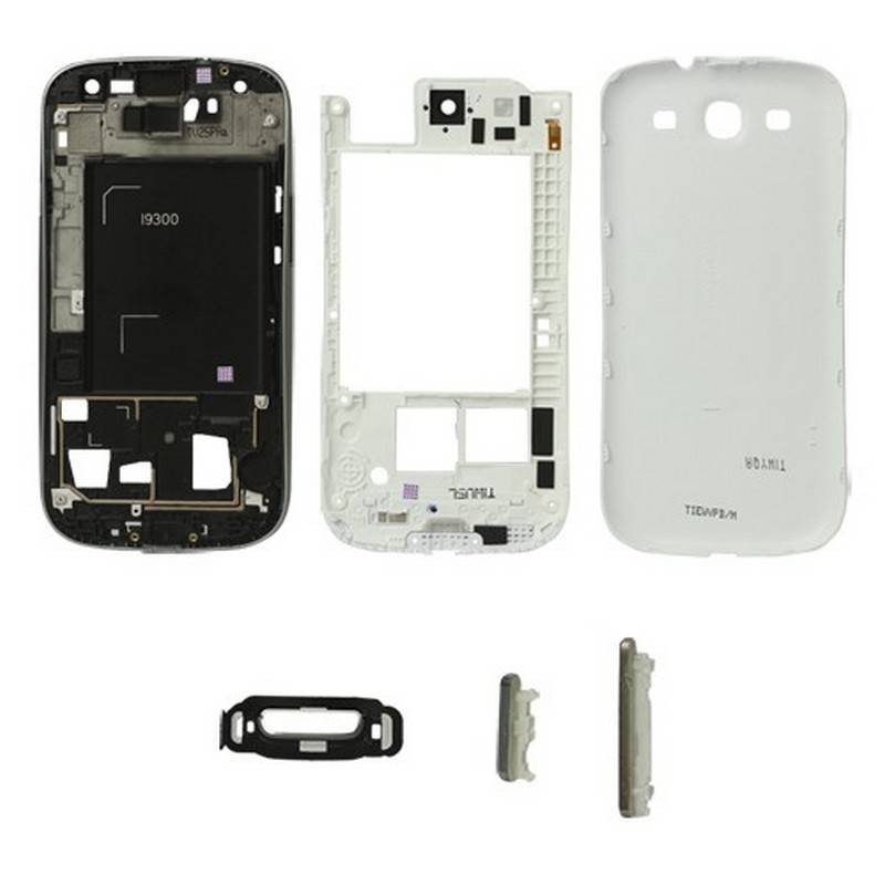 carcaça completa branca para samsung s3