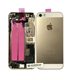 Carcaça tapa traseira completa em cor ouro para iPhone 5s