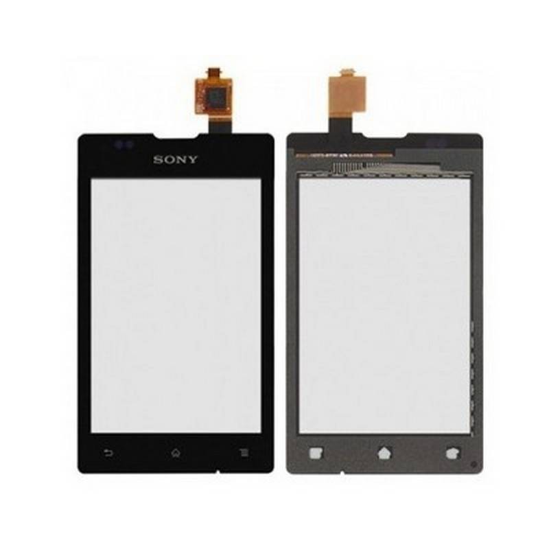 ecrã tatil digitalizador sony xperia E preto