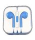 Fone de ouvidoes Cascos com Micrófono e Control Volume para iPhone, azul