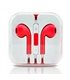Auriculares Cascos con Micrófono y Control Volumen iPhone rojo