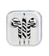 Fone de ouvidoes Cascos com Micrófono e Control Volume iphone, estampado cebra