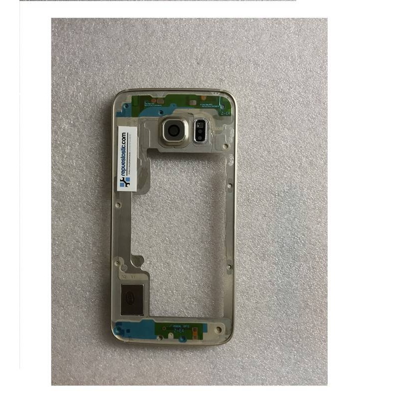 Chasis central para Samsung Galaxy S6 Edge G925 Dorado Remanufacturado