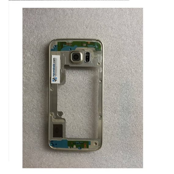 Chasis central para Samsung Galaxy S6 Edge G925 Dorado Remanufacturado
