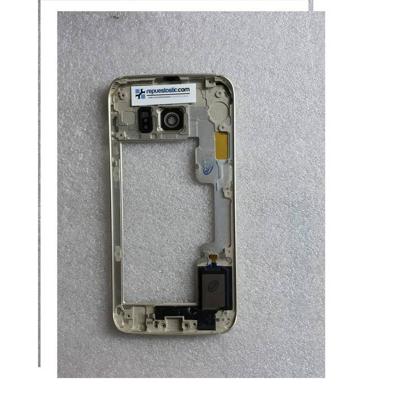 Chasis central para Samsung Galaxy S6 Edge G925 Dourado Remanufacturado